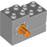 Lego motorek na setrvačník 2 x 4 x 2 1/3, světle modro šedá (4521531, 4619718, 6030500)